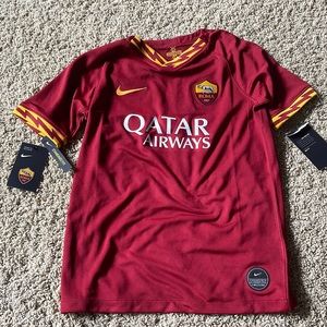 Soccer jersey Roma Qatar airways youth Large